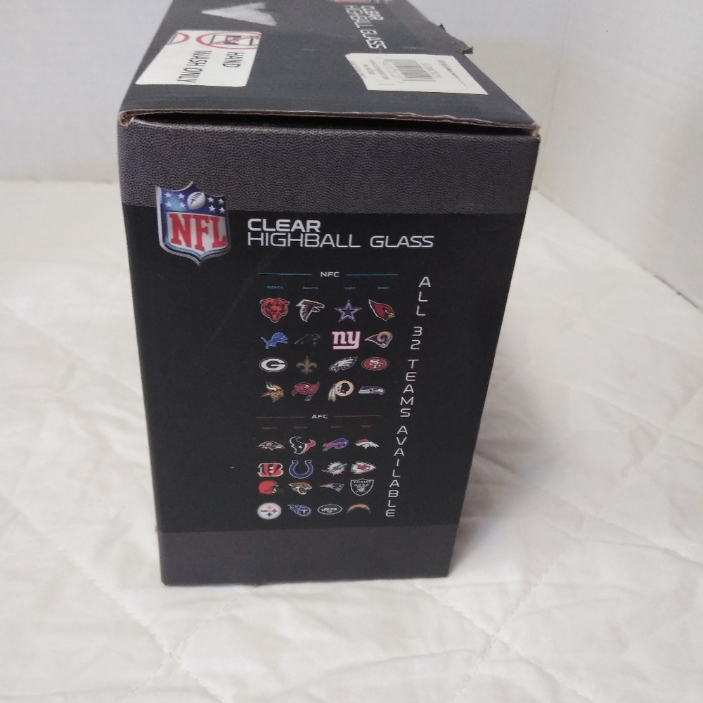North Carolina Panthers Clear Highball Glass Set - Picture 3 of 7